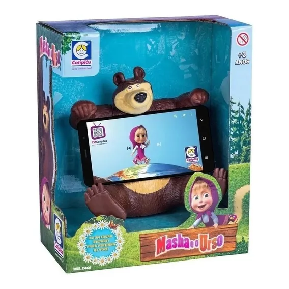 Boneco Urso Da Masha E Urso - Cotiplas Foto 1