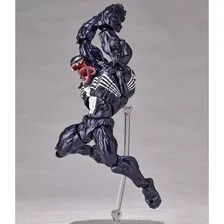 Boneco Venom Revoltech Série Spider Man Homem Aranha Foto mini 3