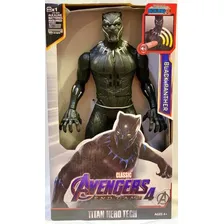 Boneco Vigadores Avengers Pantera Negra 30cm Articulado Foto mini 1