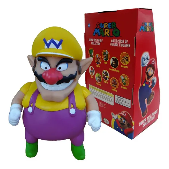 Boneco Wario Super Mario Bros Grande Kart 64 Original Coleçã Foto 1