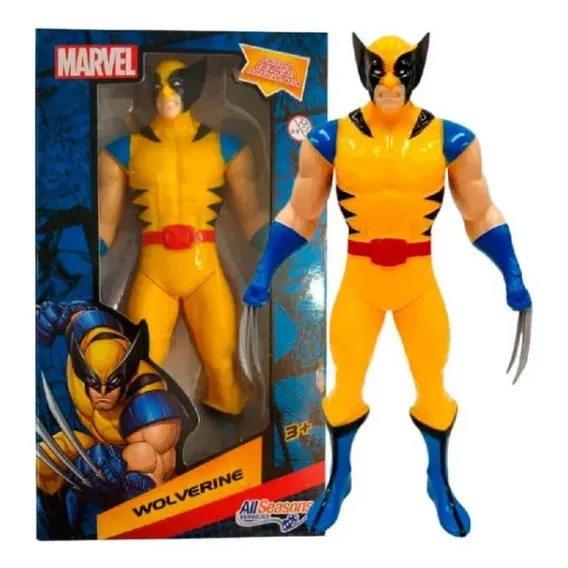 Boneco Wolverine Xmen 22cm Marvel Vingadores Brinquedo Foto 1