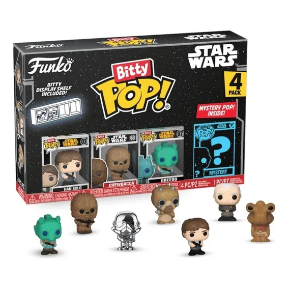Bonecos Bitty Star Wars Série 3 Funko Pop! Foto 1