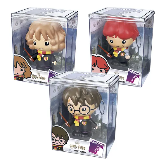 Bonecos Colecionáveis Harry Potter Fandom Box 3 Bonecos Foto 1
