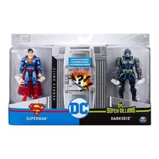Bonecos Dc Superman E Darkseid 10cm - Sunny Brinquedos Foto  mini 1