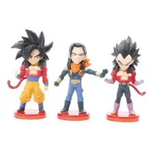 Bonecos - Dragon Ball Gt - Kit 6 Peças - 8cm - Goku Foto mini 4