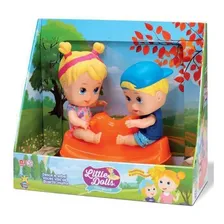 Bonecos Little Dolls Playground Gangorra - Divertoys Foto mini 2