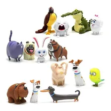 Bonecos Pets A Vida Secreta Dos Bichos - 14 Peças Foto mini 1