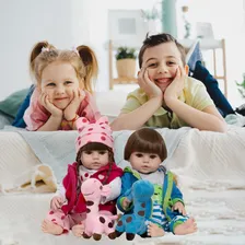 Bonecos reborn realistas gêmeos Cegonha Reborn Dolls Girafinha Foto mini 2