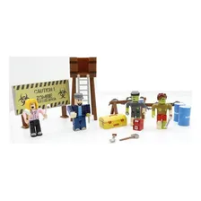 Bonecos Roblox Invasão Zumbi Kit C/4 Bonecos + Acessorios Foto mini 2