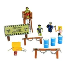 Bonecos Roblox Invasão Zumbi Kit C/4 Bonecos + Acessorios Foto mini 3