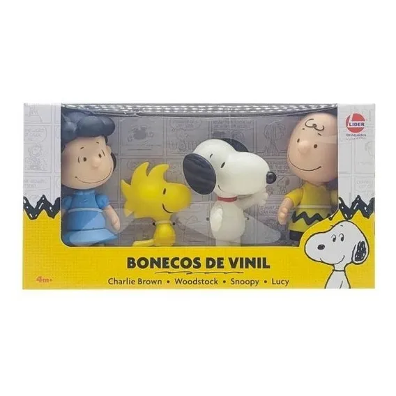 Bonecos Turma Do Snoopy, Charlie Brown, Woodstock - 3075 Foto 1