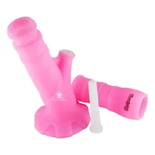Bong De Silicone Ice Slow Burning Cor Rosa-claro Foto mini 4