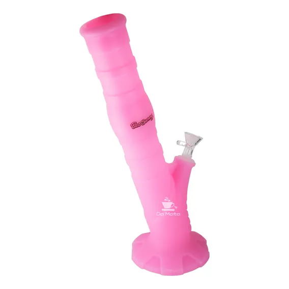 Bong De Silicone Ice Slow Burning Cor Rosa-claro Foto 1