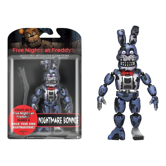 Bonnie Nightmare Boneco Articulado Five Night A Freddy Funko Foto 1