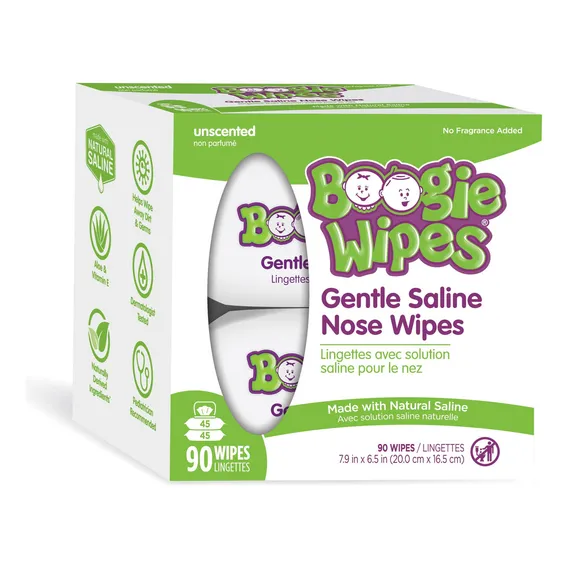 Boogie Wipes 90 Lençinhos Umedecidos Com Soro Fisiológico Foto 1