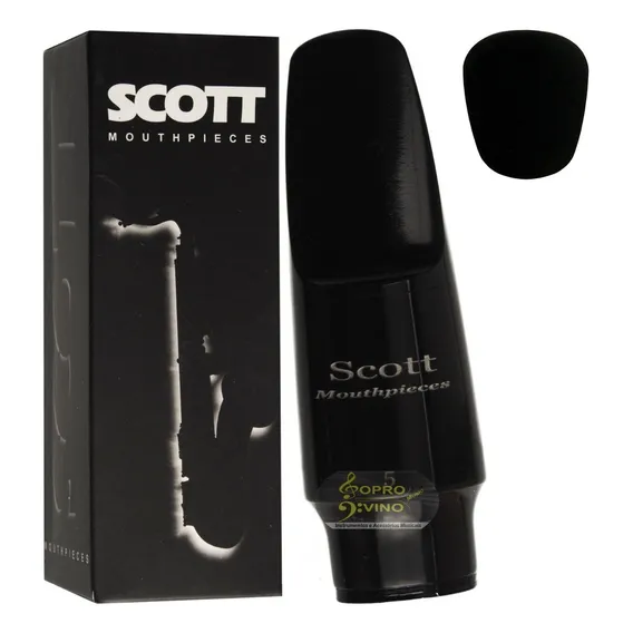 Boquilha Sax Alto Scott Nº 5 By Barkley Protetor Dent Foto 1