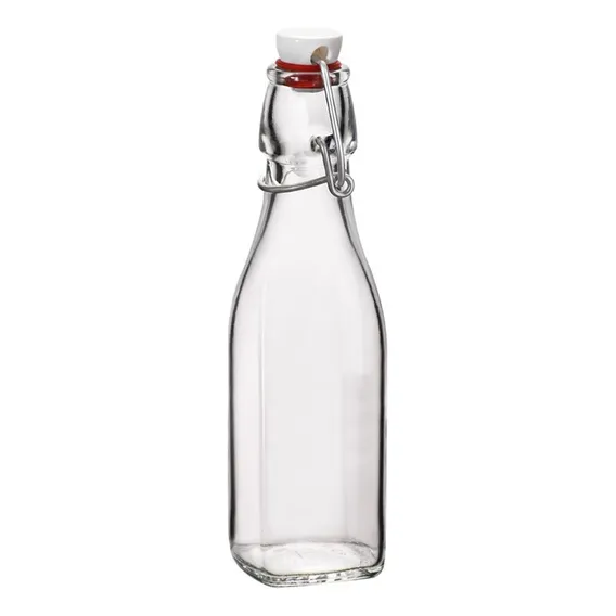 Bormioli Rocco Swing Garrafa 250ml Vidro Transparente Tampa Foto 1