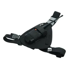 Bornal Colete De Peito Com Bolso Preto Para Walkie Talkie Foto  mini 1