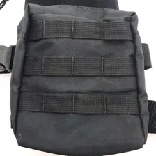 Bornal De Perna Tático Com Bainha Porta Faca Cor Preto Foto mini 3