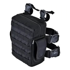 Bornal De Perna Tático Militar Modular Wwart Cor Preto Foto mini  2