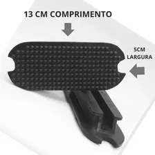 Borracha De Estribo Para Sela Cavalo Montaria Instep Preta Foto mini  3