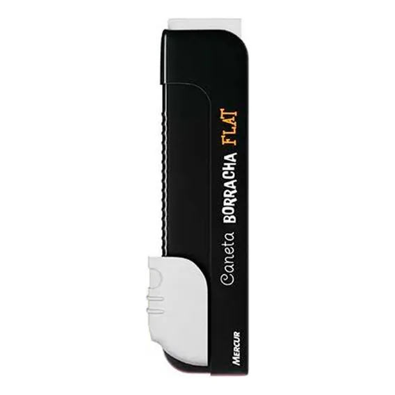 Borracha Escolar Caneta Borracha Flat Apaga Suave E Macia Cor Preto Foto 1
