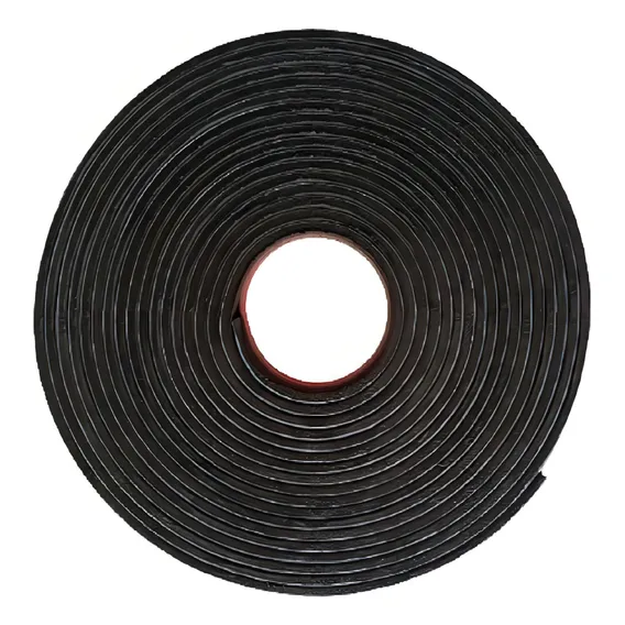 Borracha Fita Adesiva Colante Rigida 20mm X 6mm - 10mts Foto 1