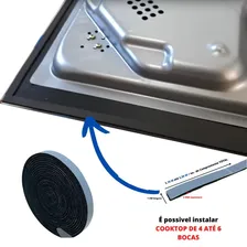Borracha Fita Cola Vedação Fogão Cooktop Electrolux Brastemp Foto mini 1