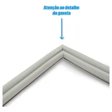 Borracha Guarnição Gaxeta Gelopar Freezer 410 Lt 617x593mm Foto mini 3