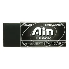 Borracha Pentel Pequena Hi-polymer STANDARD Ain Black Professional Foto mini 1