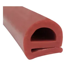Borracha Perfil Silicone Tipo E Forno Progas Vermelho Foto mini  2