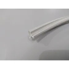 Borracha Vedação Porta Madeira Encaixe Frontal 5m Branco Listras Foto mini 4