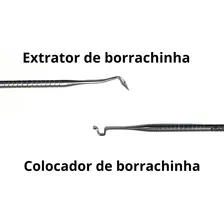 Borrachinha Aparelho Transparente Estético + Aplicador Foto mini 2