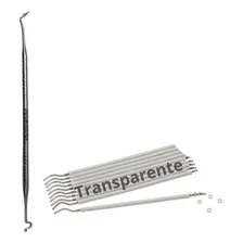 Borrachinha Aparelho Transparente Estético + Aplicador Foto mini 1