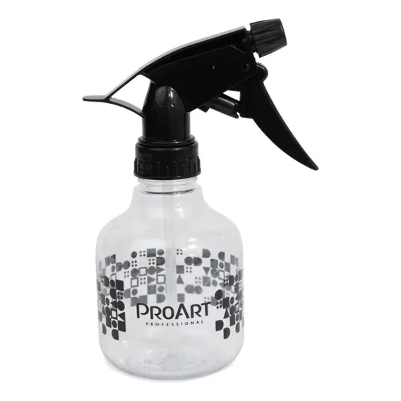 Borrifador Líquido Plastico Transparente/preto 250ml Proart Foto 1