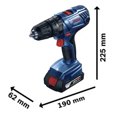 Bosch Gsb 180-li Furadeira Parafusadeira Impacto Bateria 18v Cor Azul-marinho 110V/220V Foto mini 4