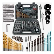 Bosch kit jogo maleta titanio 103 peças brocas pontas bits Foto mini 1