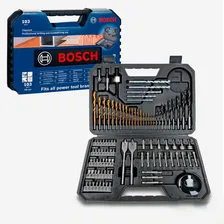 Bosch kit jogo maleta titanio 103 peças brocas pontas bits Foto mini 2