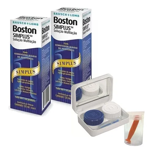 Boston Simplus 120ml 2 Caixas + Estojo Com Ventosa Foto 1