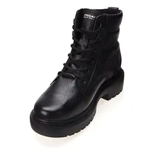 Bota Feminina Coturno Couro Pegada Foto mini 3
