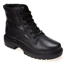 Bota Feminina Coturno Couro Pegada Foto mini 2