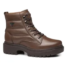 Bota Feminina Coturno Couro Pegada Foto mini 1