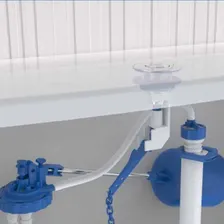 Botao Acionador Superior Para Caixa Acoplada Blukit Foto mini 4