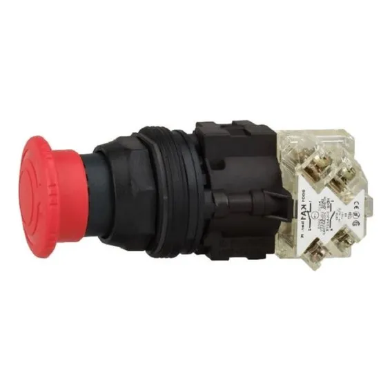 Botão Cogumelo Vermelho 30mm 9001kr16h6 Schneider Foto 1