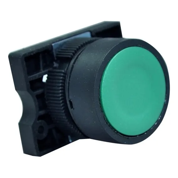 Botao Comando Jng Plastico Lay5-ea3 Verde Foto 1