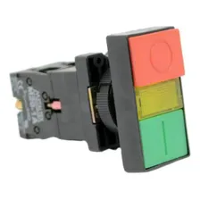 Botao Duplo Iluminado P20idl-y-1c Foto mini 1