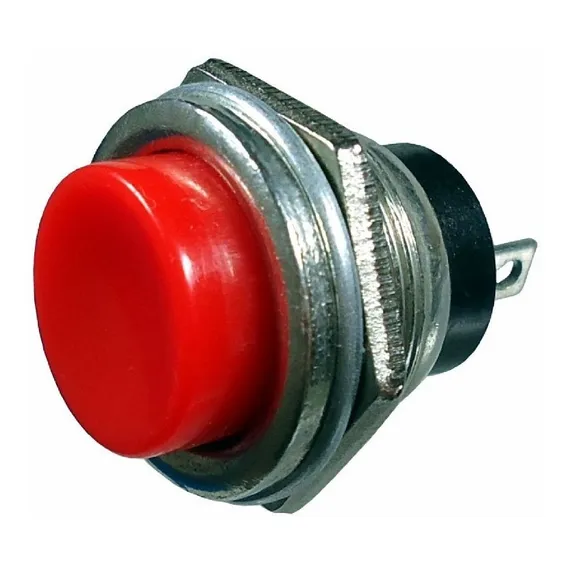 Botao Microchave Push Button 2 Pinos Universal N.a Dni2191 Foto 1