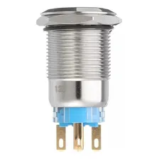 Botão On/off 220v Trava Interruptor / Chave Led Liga Desliga Cor Branco Foto mini  2