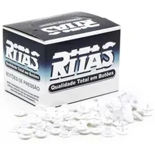 Botão Pressão Tic Tac (12mm) Branco Ritas Caixa C/ 200 Un Foto  mini 1