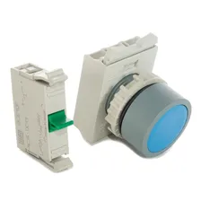Botao Pulsador Azul Cew-bfm4 1na Weg Foto  mini 1